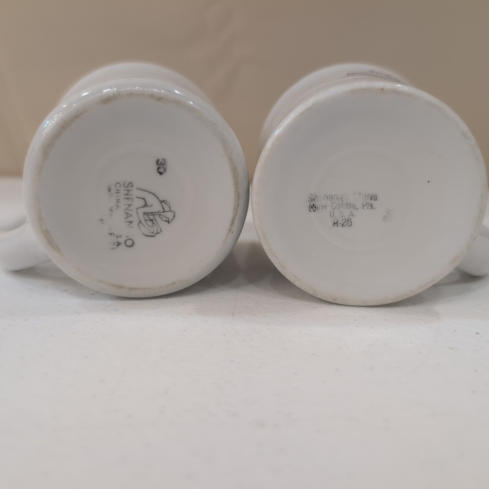 VTG Krystal Hamburgers Restaurant‎ 2 Mugs Set Heavy Duty Take Along a Sack Full - Picture 5 of 5